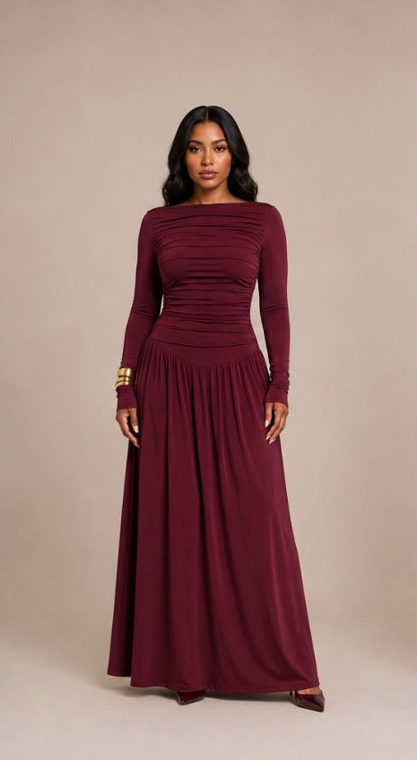 R&h Women'S Solid Color Elastic Off-Shoulder Asymmetrical Front Waist