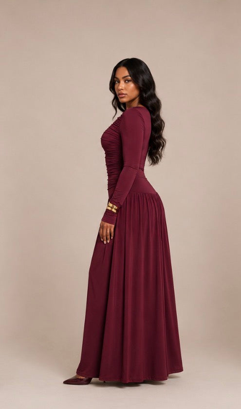 R&h Women'S Solid Color Elastic Off-Shoulder Asymmetrical Front Waist